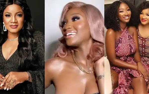 Omotola Jalade tackles her daughter for posting bikini photos online (Screenshot)