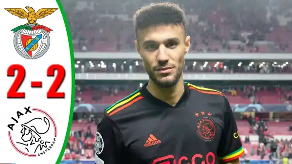 Benfica vs Ajax 2 − 2 (Champions League 2022 Goals & Highlights)