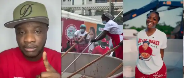 Deeone Calls Out Hilda Baci After Paying ₦4k Parking Fee Without Tasting Jollof Rice