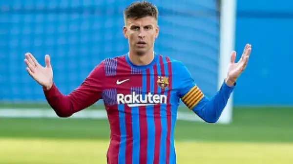 Barcelona defender Gerard Pique offers retirement response