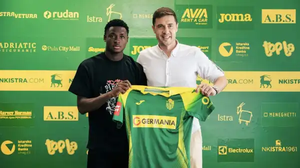 Transfer: Flying Eagles striker, Lawal signs for Croatian club