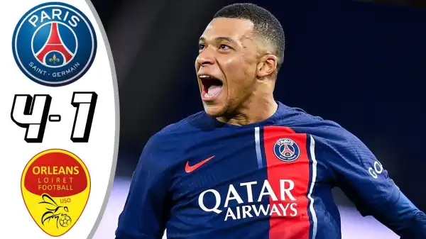 US Orleans vs PSG 1 - 4 (French Cup 2024 Goals & Highlights)