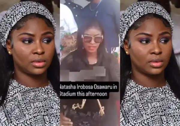 Natasha Oswaru Spotted At Benin Stadium