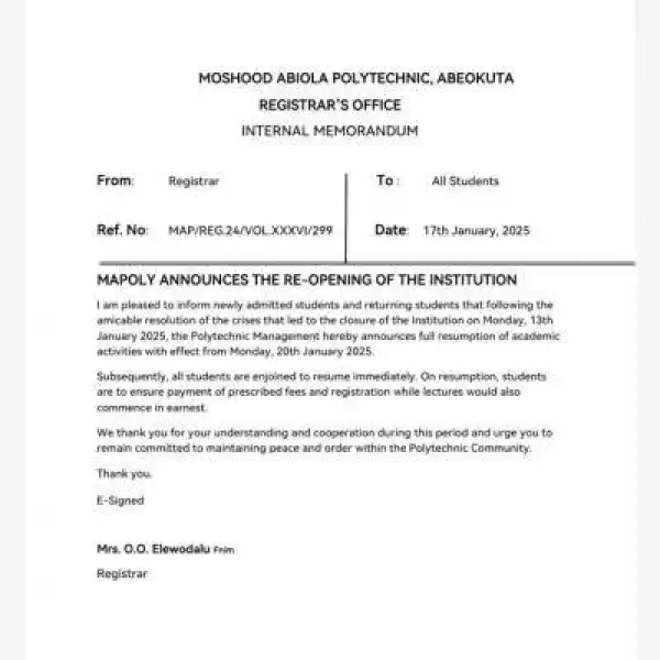 Novena University announces 5th combined convocation Ceremony