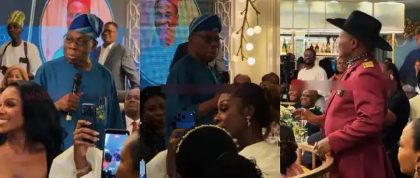 “Epic Collabo”- Banter Between Obasanjo And Charly Boy At Event Sparks Reactions