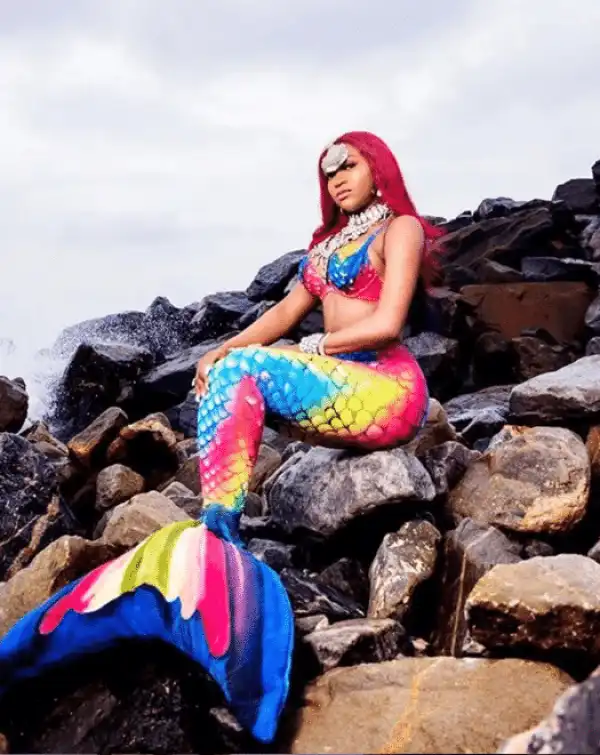 BBNaija’s Thelma transforms into a mermaid for her 28th birthday (Photos)