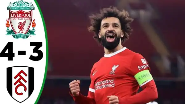 Liverpool vs Fulham 4 - 3 (Premier League Goals & Highlights)