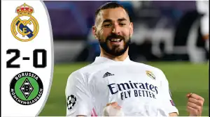 Real Madrid vs Borussia Monchengladbach 2 - 0 (UCL Goals & Highlights)