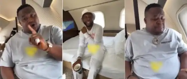 Cubana Chiefpriest Mocks Davido’s Rivals Over His Lavish Private Jet Purchase