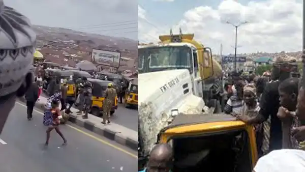 Two dead, many injured as truck loses control in Ibadan