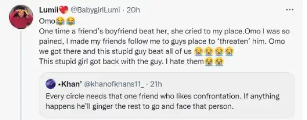 Nigerian Lady Shares Her Experience With Her Friend