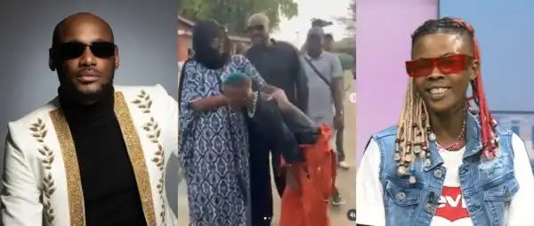 Fans React As 2Baba Introduces Wife Natasha To Candy Bleakz In Viral Clip