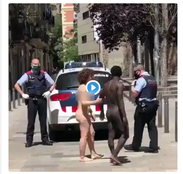 Naked Black Man calls Police to relocate him, says wife demands for too much sex