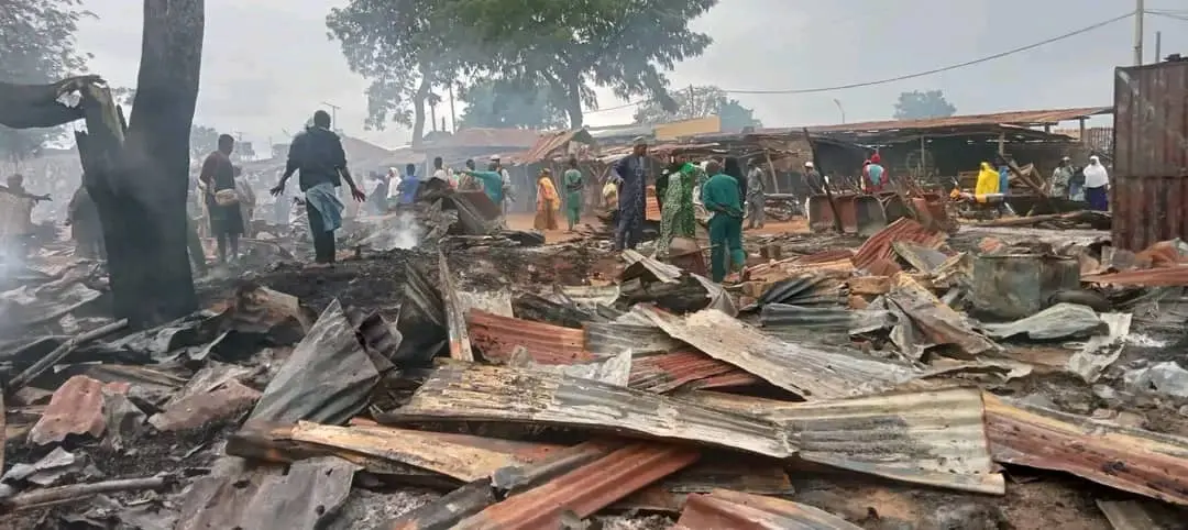 Fire guts community’s cattle market in Kwara