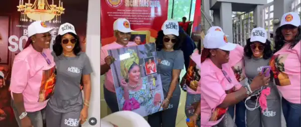 Iyabo Ojo Left Speechless As Fans Shower Her With Gifts And Love