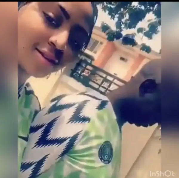 Regina Daniels And Husband, Ned Nwoko Take A Walk In Matching Outfits