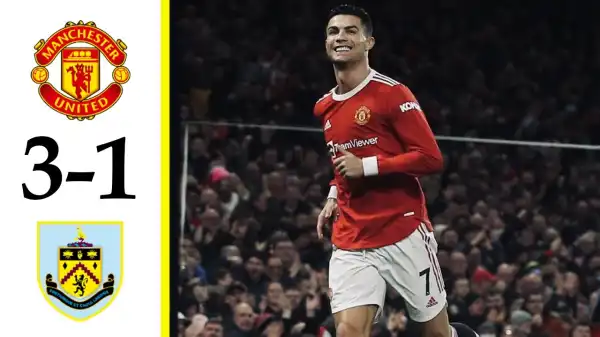 Manchester United vs Burnley 3 - 1 (Premier League 2021 Goals & Highlights)
