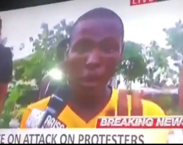 Man gives chilling account of how he survived gunshot attack at the Lekki tollgate (video)