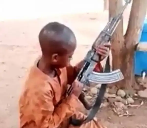 “How We Kidnapped, Killed, Raped Women In Zamfara” – Armed Teen Bandit Says In Shocking Video