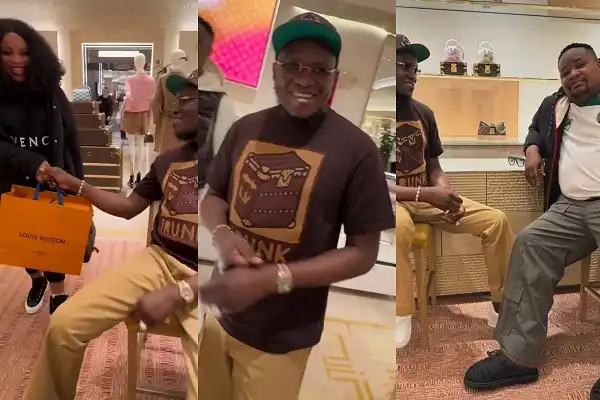 Cubana Chief Priest Mocks Church Goers As He Shops With Pastor Tobi (Video)