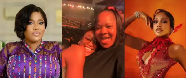 Social Media Reacts As Toyin Abraham Celebrates Uche Montana’s Monica Achievement