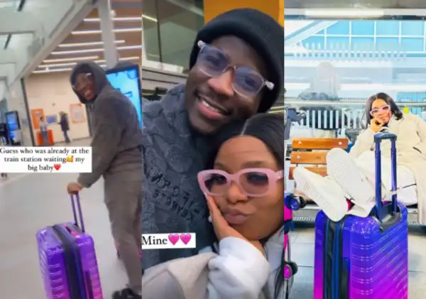 BBNaija’s Queen Joyfully Reunites With Husband In The UK Weeks After Breakup Rumors