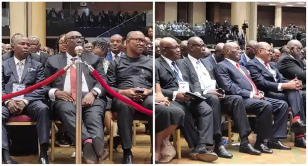 Kwankwaso, Tinubu Absent As Atiku, Obi, Shettima Attend NBA Conference In Lagos (Photo)