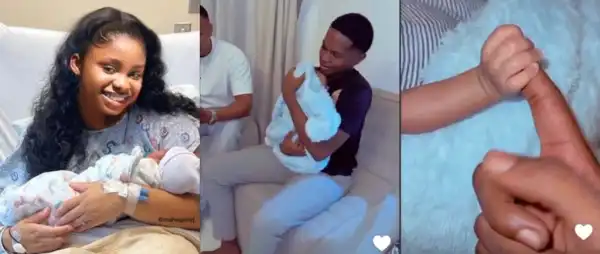 “Heartwarming Homecoming”-  Juma Jux’s Brother Cradles Baby Rakeem In Trending Clip