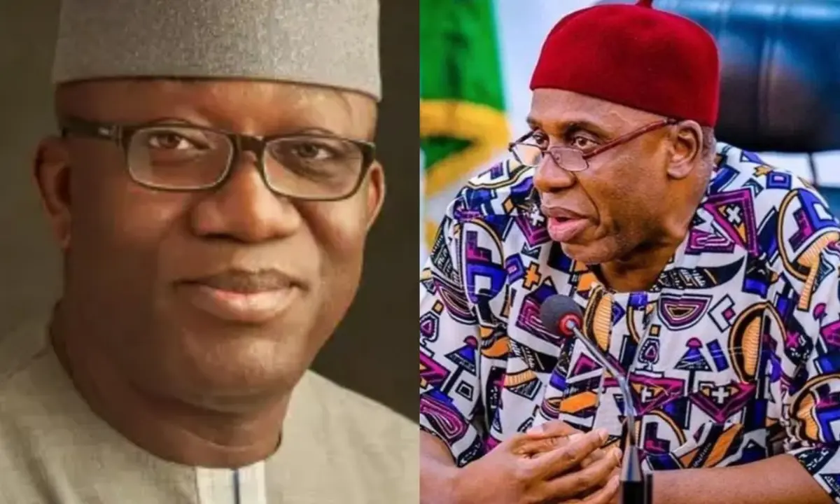 False, I did not start opposition coalition with you – Fayemi counters Amaechi
