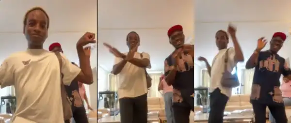 Fans React As Governor Soludo Shares Sweet Dance Moment With Son Ozonna