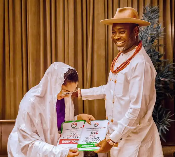 2027: Senator Natasha dares Yahaya Bello, picks PDP form to battle ex-gov for Kogi Central
