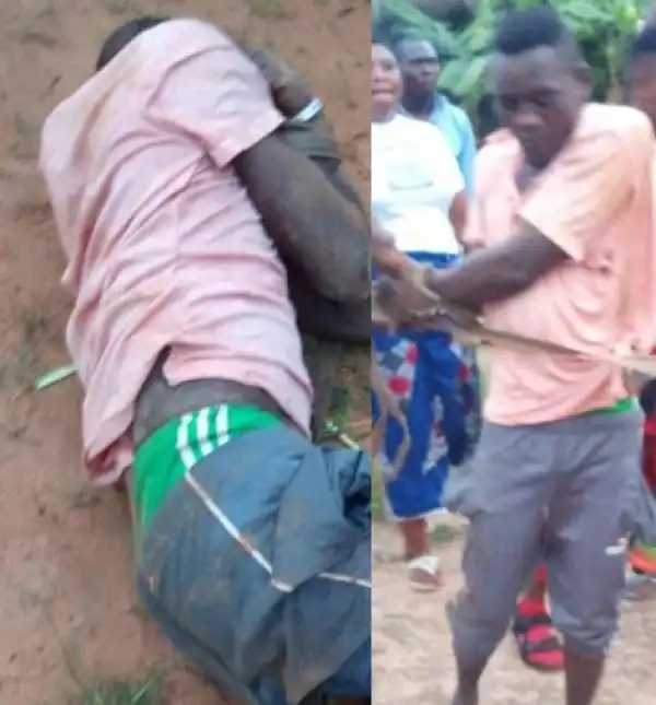 26-year-old man arrested for allegedly raping 7-year-old girl inside a church premises in Benue (photos)