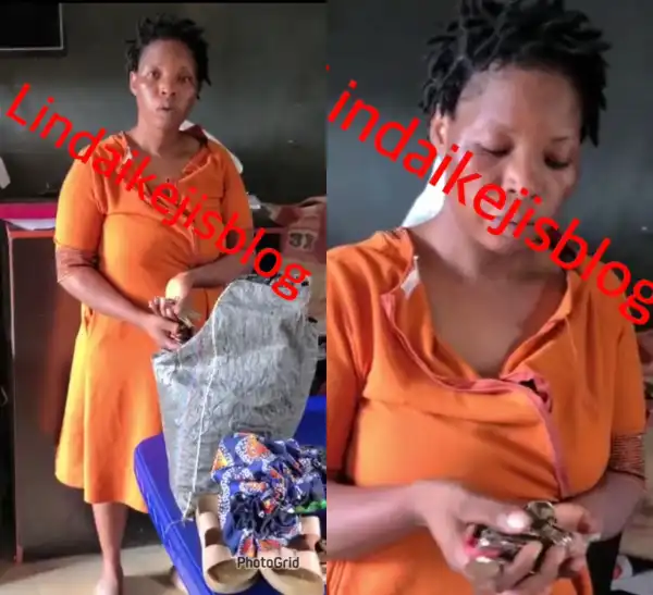 Police arrests married mother of two who goes about with a bunch of keys to invade people