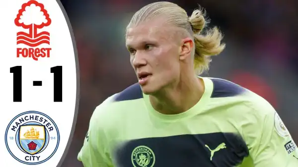 Nottingham Forest vs Manchester City 1 - 1 (Premier League 2023 Goals & Highlights)