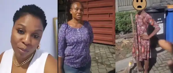 Just Adetoun Slams Woman For Taking Daughter To Sweeping Job At 4 A.M