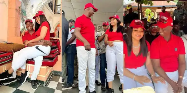 Regina Daniels Brags As Ned Nwoko Specially Invites Her to Senate House (Video)