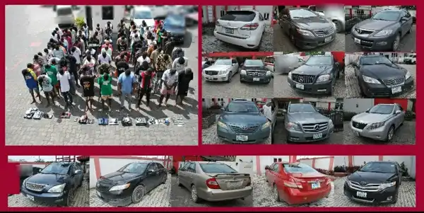 EFCC Arrests 95 Suspected Internet Fraudsters In Delta