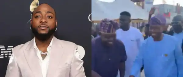 “Daddy Mi”- Davido Reacts To Father’s Surprise Visit To Senator Omisore