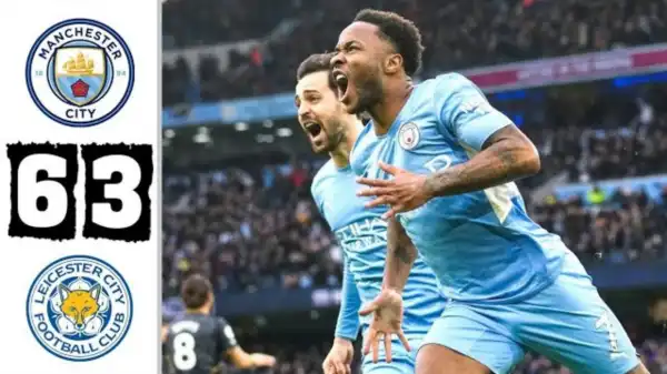 Manchester City vs Leicester 6 - 3  (Premier League 2021 Goals & Highlights)
