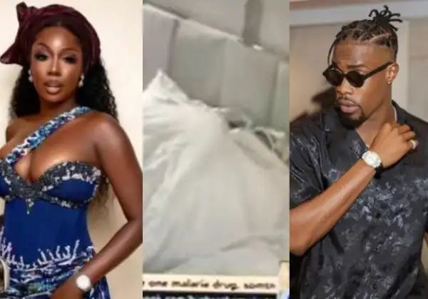 BBNaija All Stars:Tolanibaj And Neo Spotted Having Fun Under The Duvet (Video)