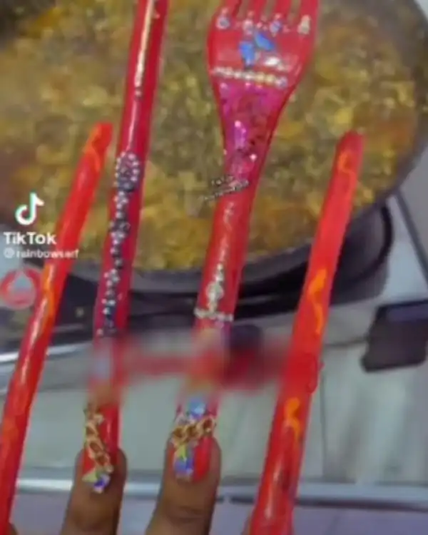 Slayqueen Shows Creative Method She Uses To Cook For Her Man (Video)