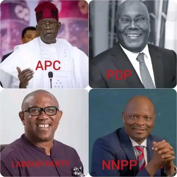 States Likely To Be Won By LP,PDP,APC And NNPP Candidates