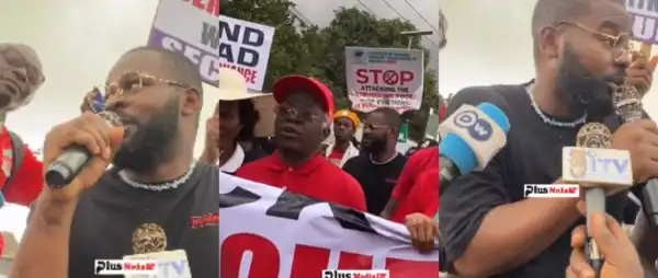 Falana and Falz Lead Lagos Protest Over Insecurity on Democracy Day