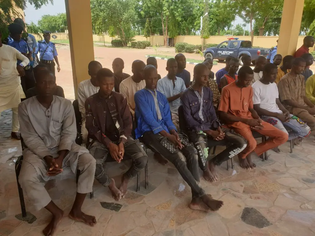 Eighteen suspected vandals arrested in Jigawa