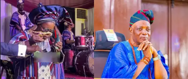 Gospel Singer Bola Are Blesses Olubadan’s Throne In Powerful Prayer Session