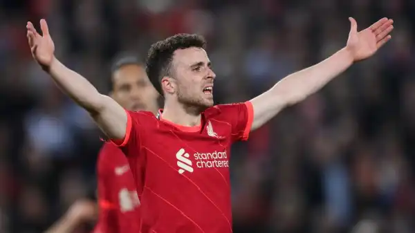 Diogo Jota ruled out of Community Shield with injury