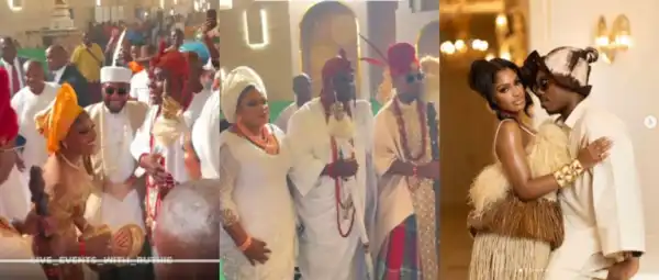 Ooni Of Ife Steals Spotlight At Obi Jackson’s Daughter’s Lavish Wedding