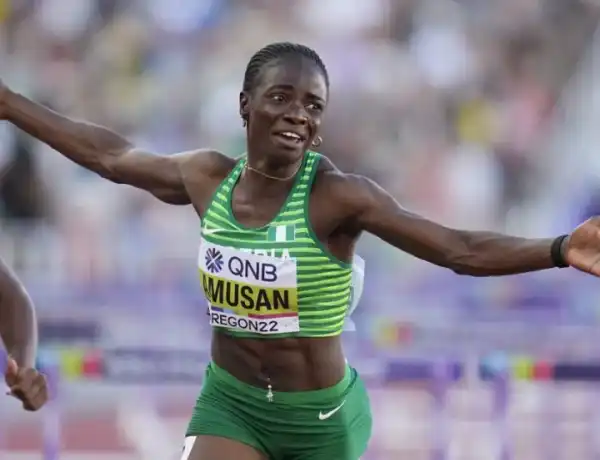 NOC congratulates Tobi Amusan on Diamond League victory