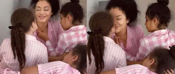 Nadia Buari Leaves Fans Excited as She Finally Reveals Half of Her Daughter’s Face