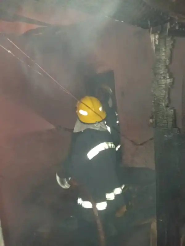 Fire ravages residential building housing missionaries in Ibadan